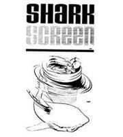 Image of Shark Screen with a picture of a shark moving in a whirlwind.