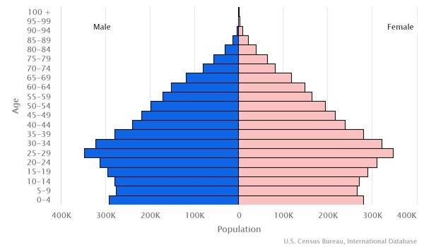 2022 population pyramid