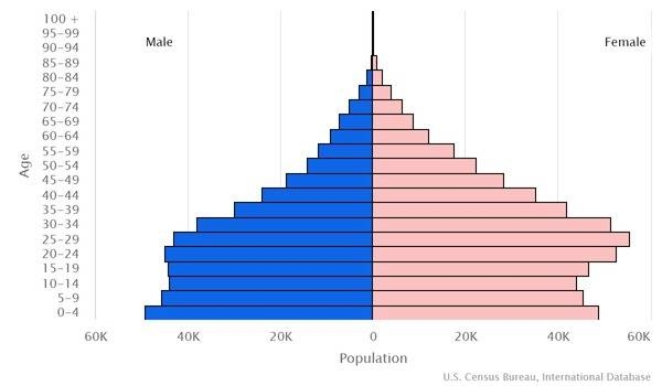 2022 population pyramid