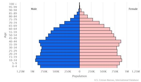 2022 population pyramid