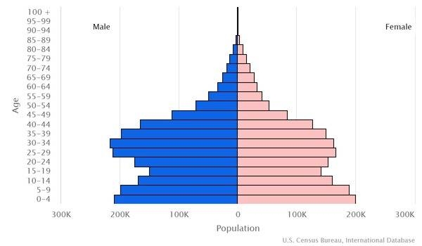 2022 population pyramid