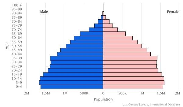 2022 population pyramid