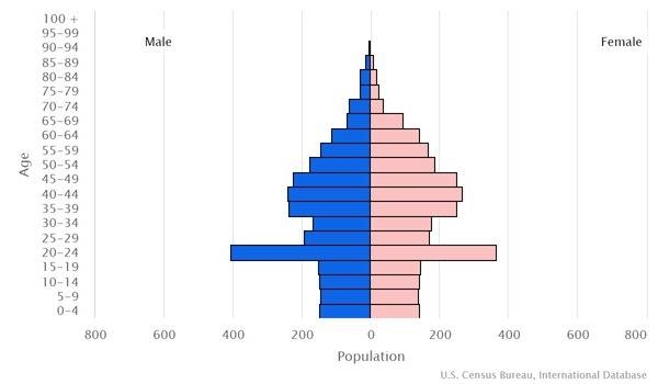 2022 population pyramid
