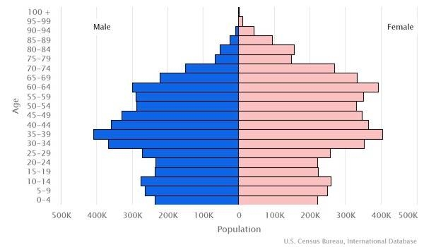 2022 population pyramid
