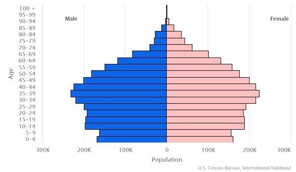 2022 population pyramid
