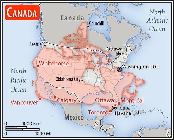 Area comparison map
