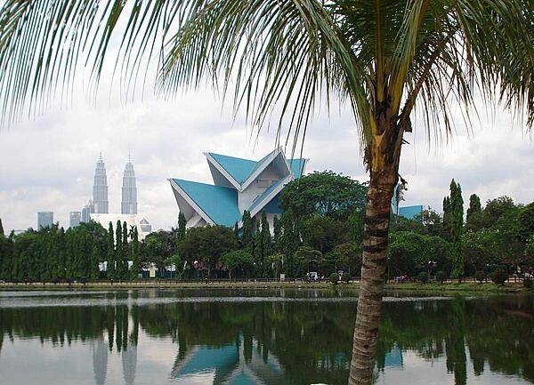 View of the National Museum and the Twin Towers from Perdana Lake Gardens Park. The National Museum is the primary museum in the country. It opened in 1963 to serve as a repository of Malaysia's cultural heritage and historic past.