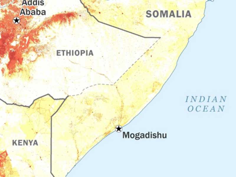 NGA Africa Population Distribution Maps Image
