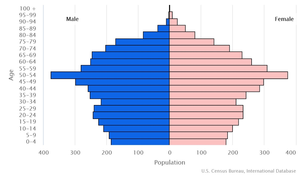 2023 population pyramid