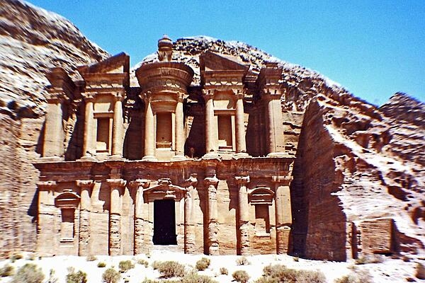 The Monastery (El-Deir) in Petra, Jordan.