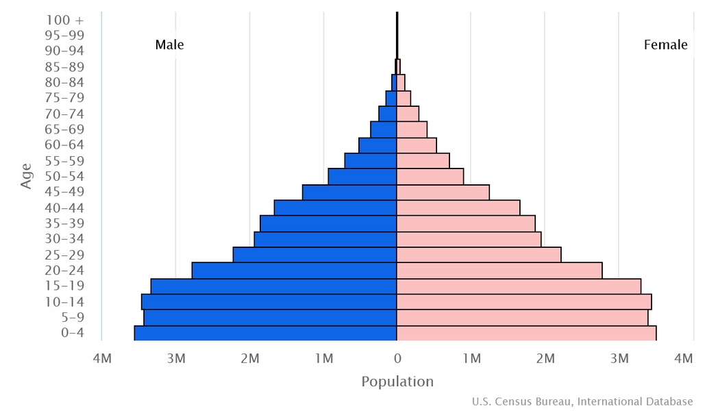 2023 population pyramid