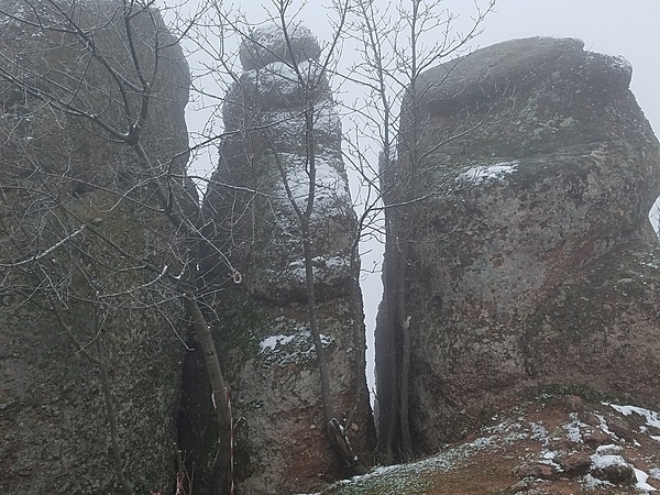 Belogradchik Rocks near Vidin. Each of the limestone rocks has its own name.