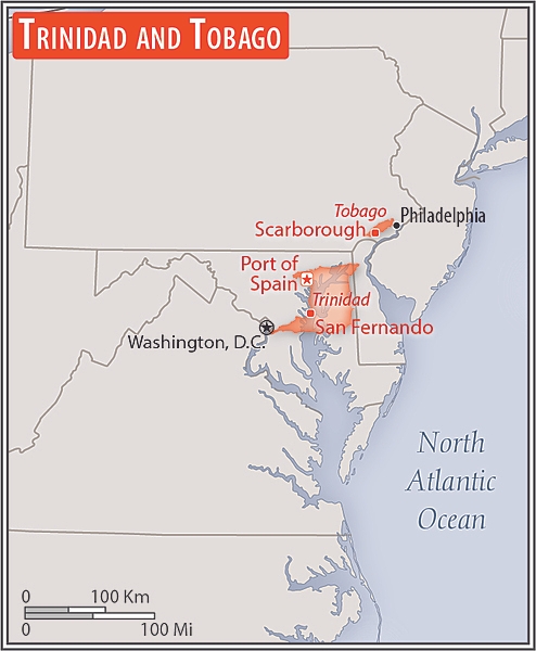 Area comparison map