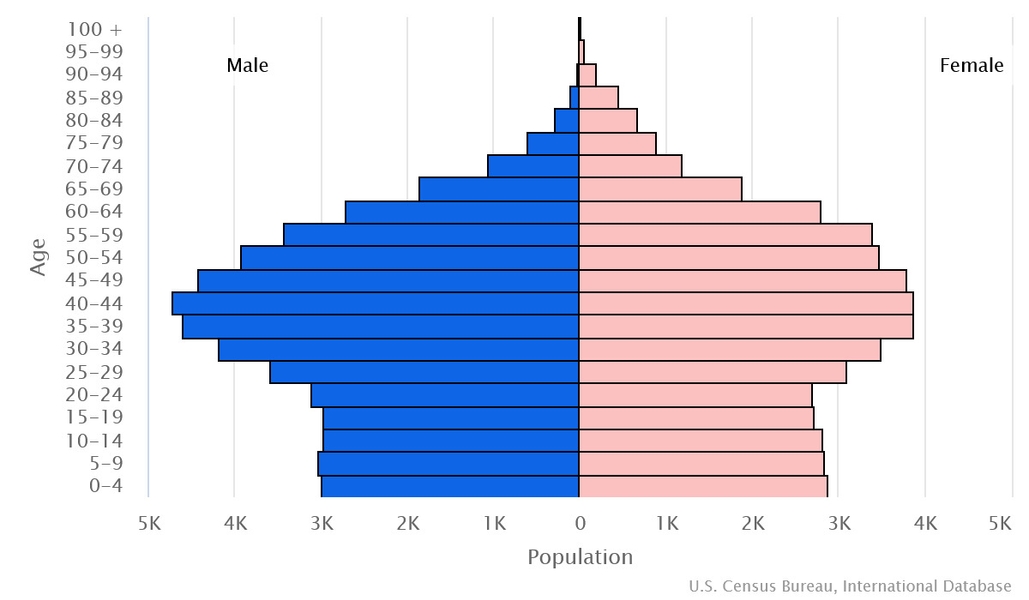 2023 population pyramid