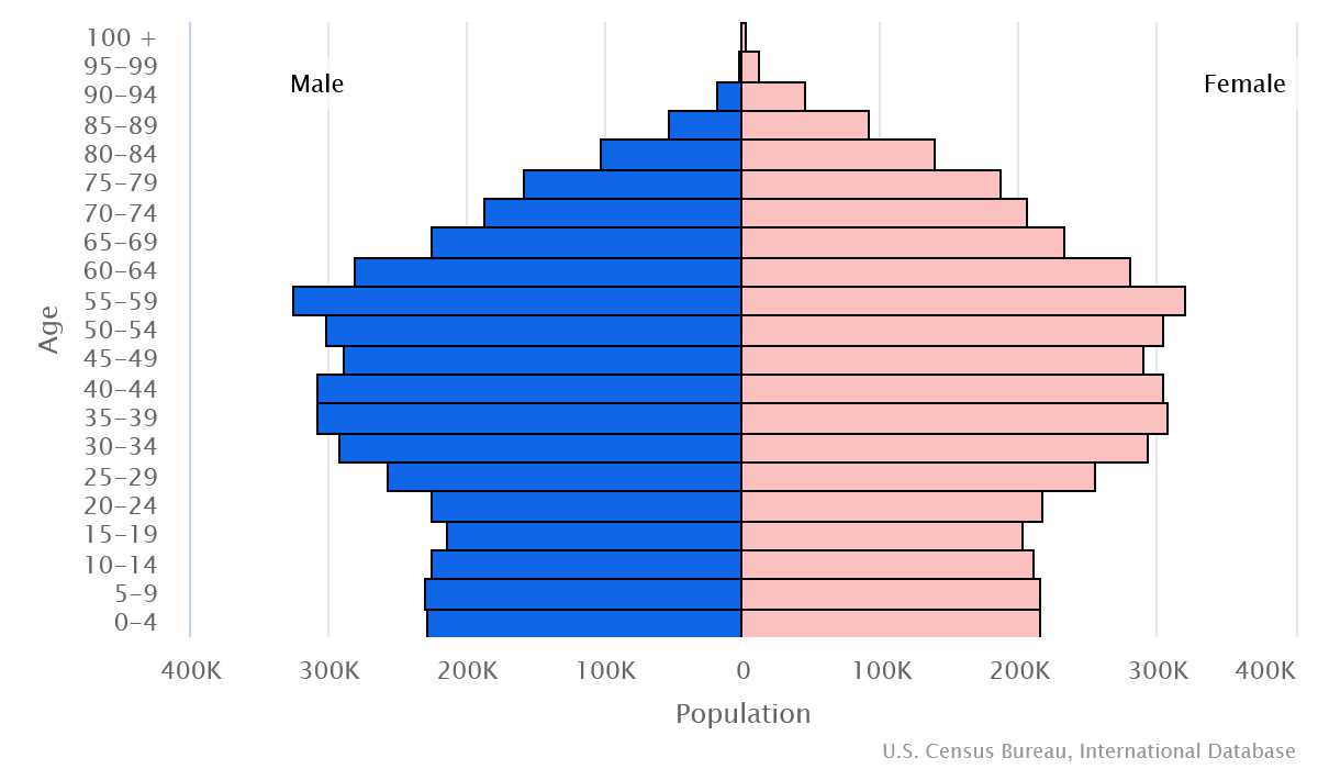 2023 population pyramid