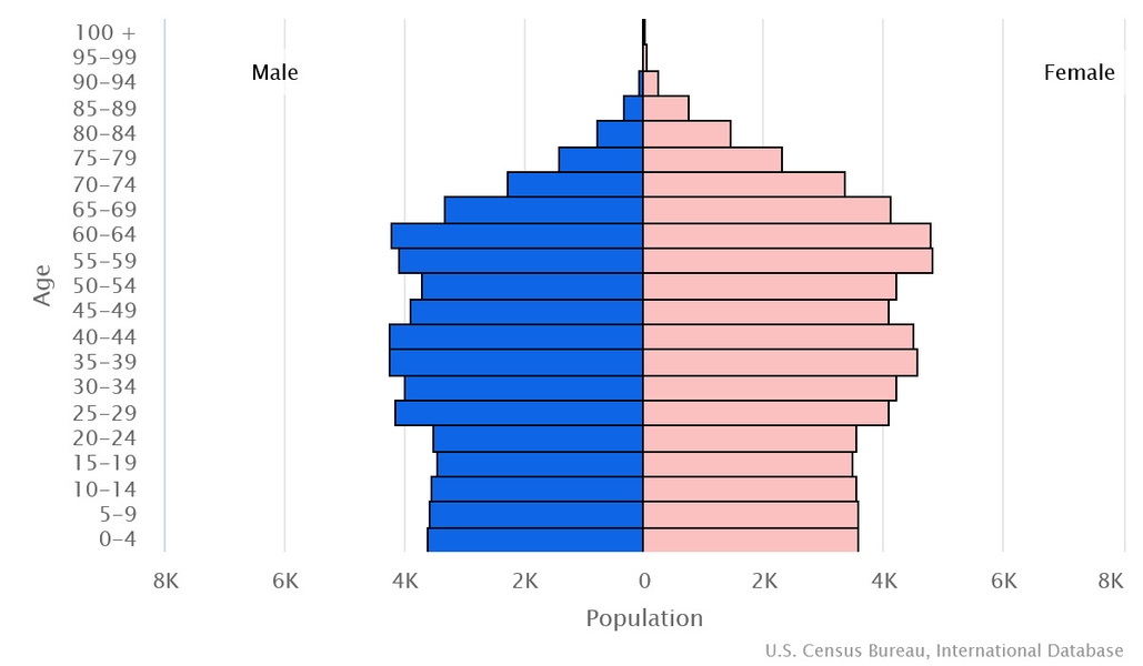 2023 population pyramid