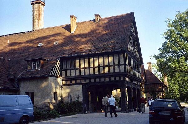 Part of Schloss Cecilienhof in Potsdam, Germany, where the Potsdam Conference -- which established post-World War II order in Europe -- took place in the summer of 1945.