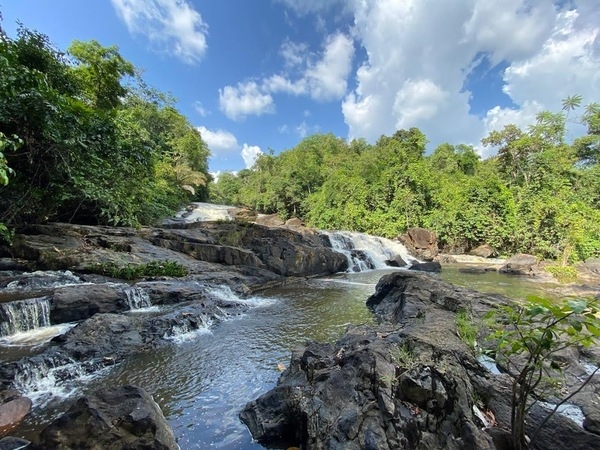 A view of Kpatawee Waterfall in Bong County, Liberia.