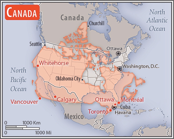 Area comparison map