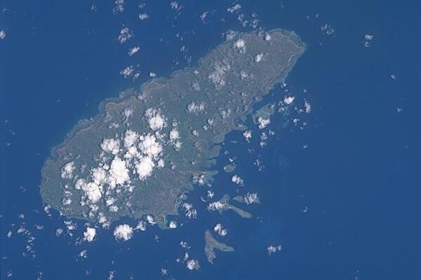 A close-up satellite view of Moheli, the smallest of Comoros&apos; three main islands. Photo courtesy of NASA.