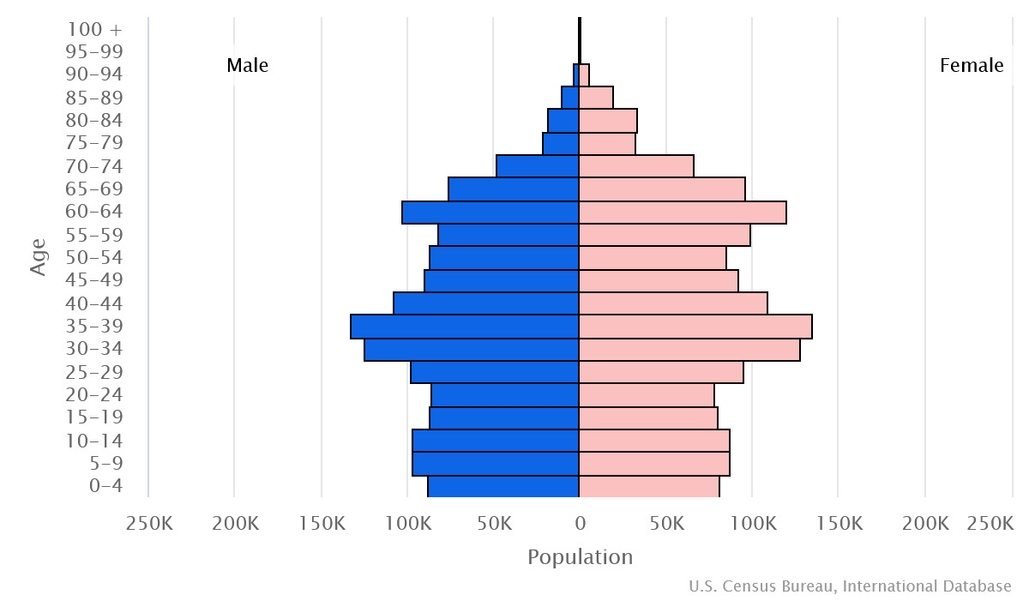 2023 population pyramid