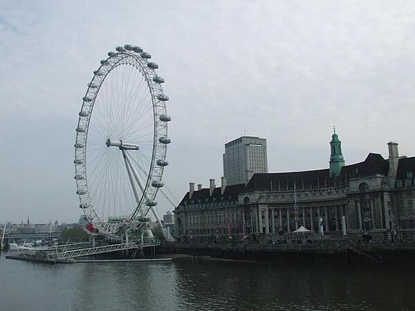 The London Eye, also known as the Millennium Wheel, is the tallest Ferris wheel in Europe (135 m; 443 ft). The Eye carries 32 egg-shaped passenger capsules, each of which can hold 25 people.