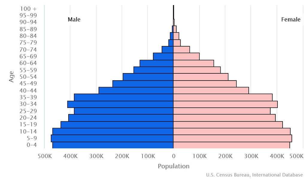 2023 population pyramid