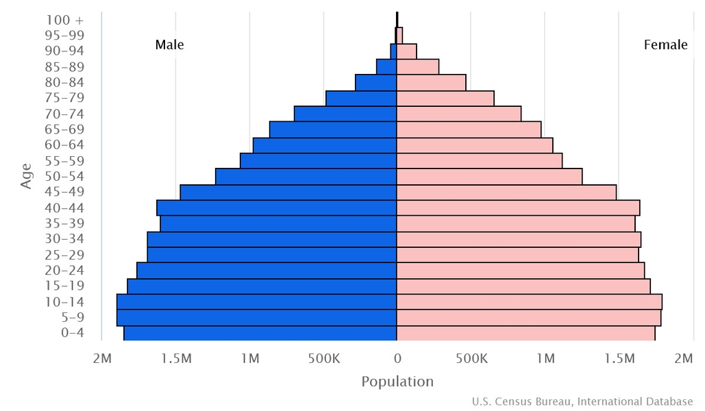 2023 population pyramid