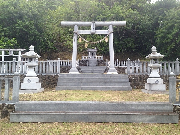 Japanese memorial on Peleliu, Palau.