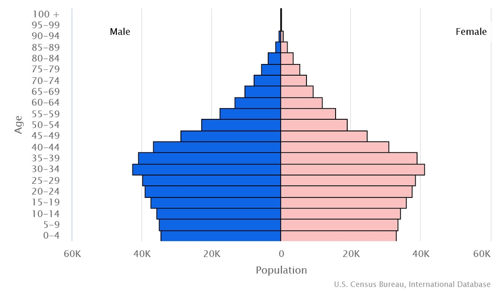 2023 population pyramid