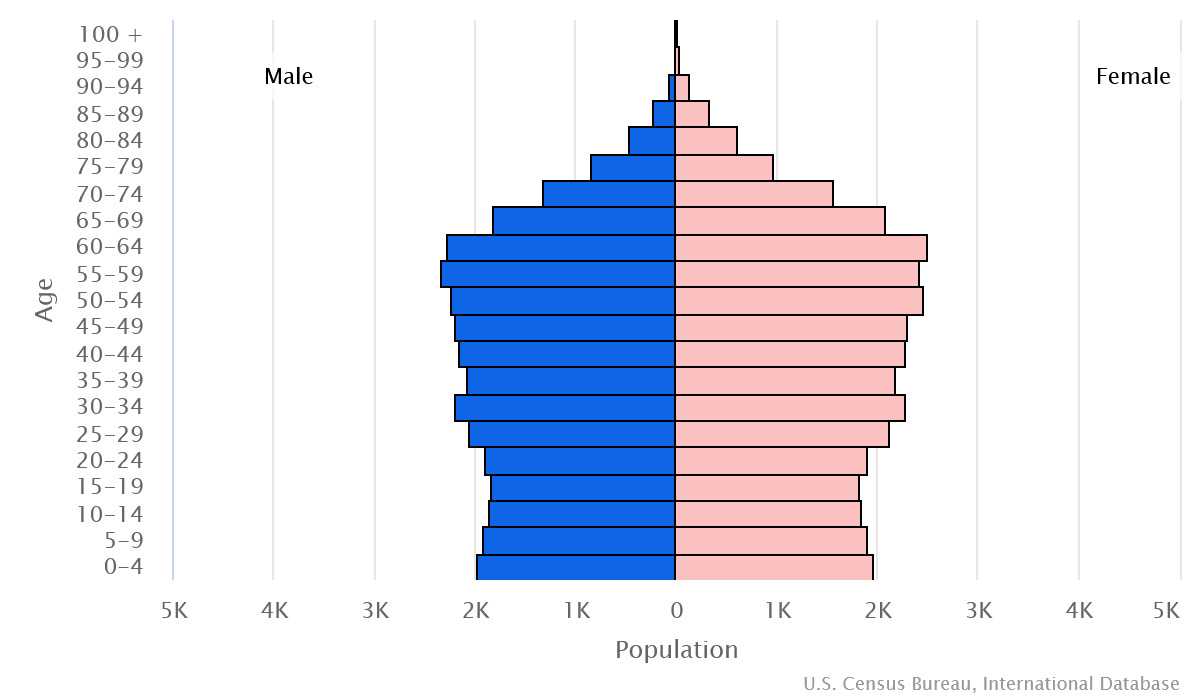 2023 population pyramid