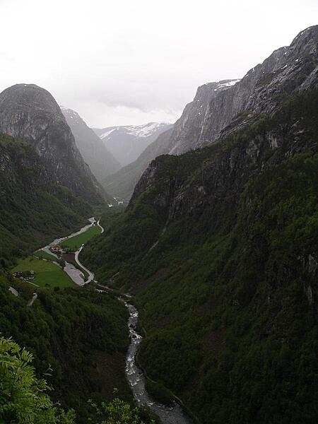 Naeroy Fjord in Norway.