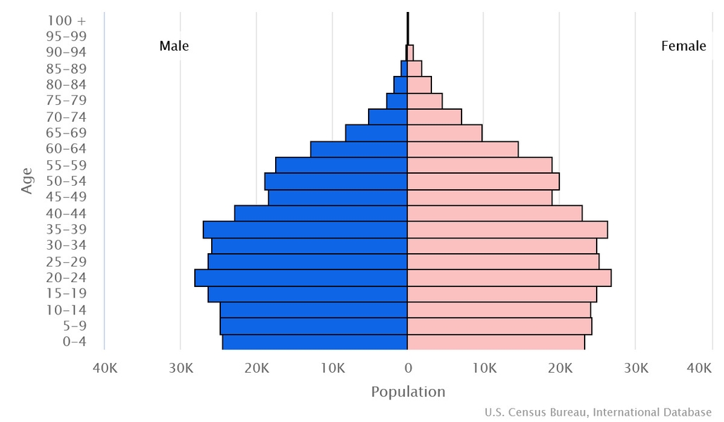 2023 population pyramid