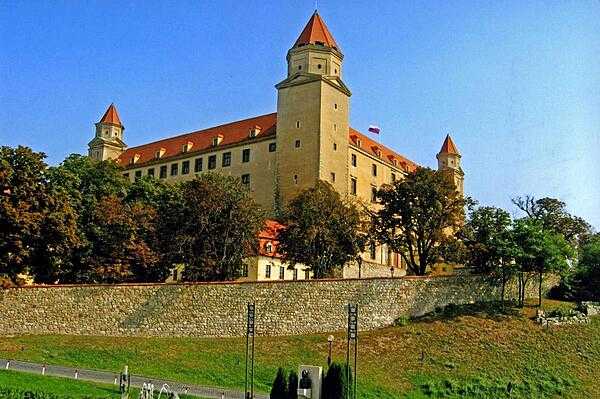 Bratislava Castle is one of the most prominent structures in its namesake city in Slovakia.