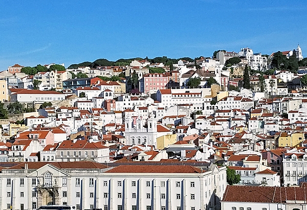 View of Lisbon, Portugal's largest city and capital.