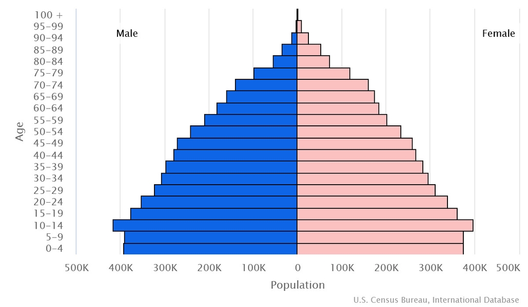 2023 population pyramid