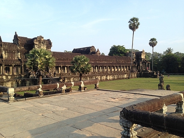 Some of the impressive and beautifully preserved temples at Angkor Wat in Cambodia.