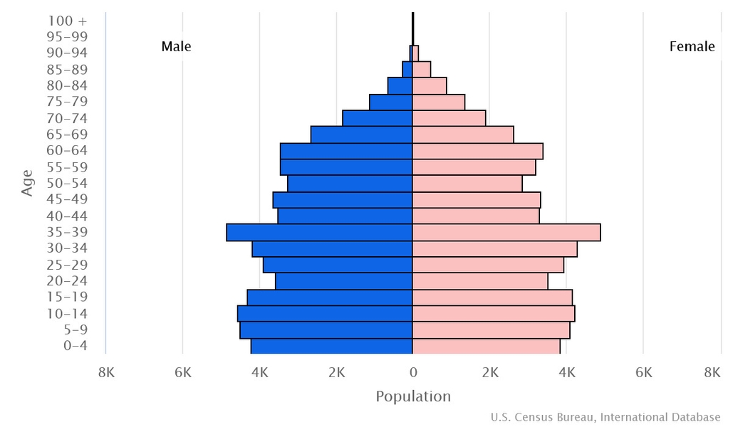 2023 population pyramid