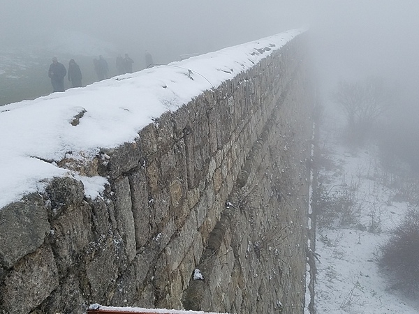 Wall of the Belogradchik Fortress in the rocks near Vidin.