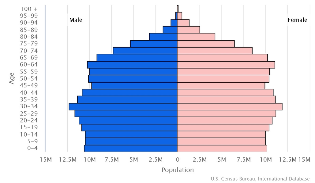 2023 population pyramid