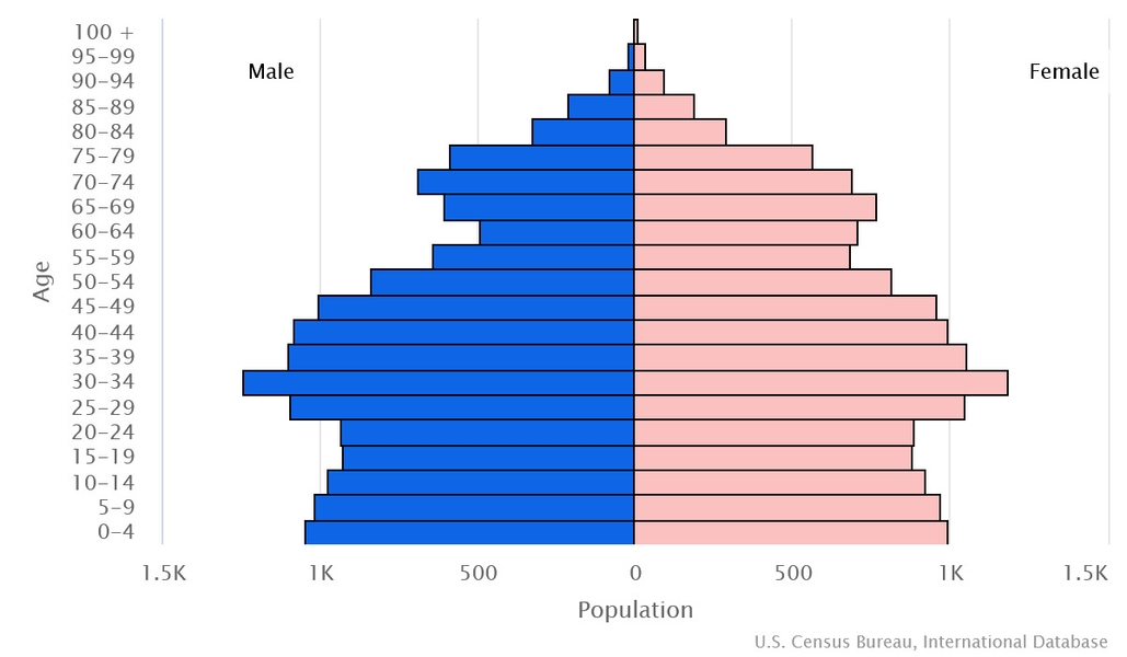 2023 population pyramid