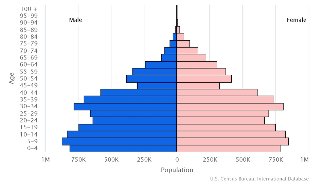 2023 population pyramid