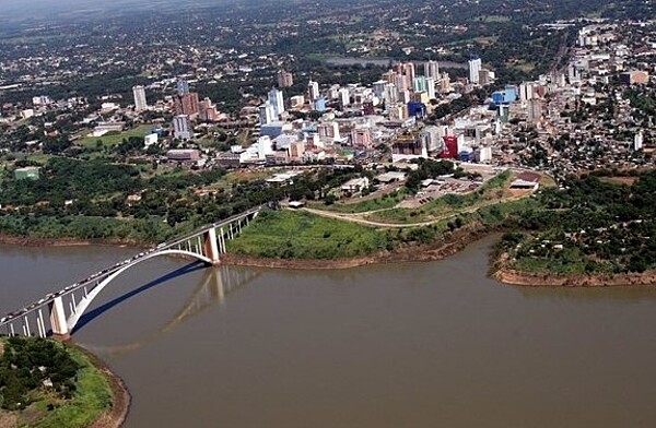 Ciudad del Este (Eastern City), formerly Puerto Presidente Stroessner, is located in eastern Paraguay on the bank of the Paraná River that borders Brazil. The city's 500-m (1,600-ft) Puente de la Amistad (Friendship Bridge) opened in 1965.