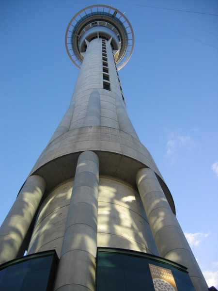 The observation and telecommunications Sky Tower in Auckland (North Island), New Zealand, is the tallest free-standing structure in the Southern Hemisphere, at 328 m (1,076 ft).