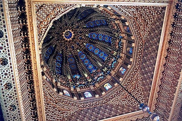 The dome of the Mohammed V Mausoleum in Rabat is breathtaking. Sultan Muhammad V was a central figure in the Moroccan independence movement.